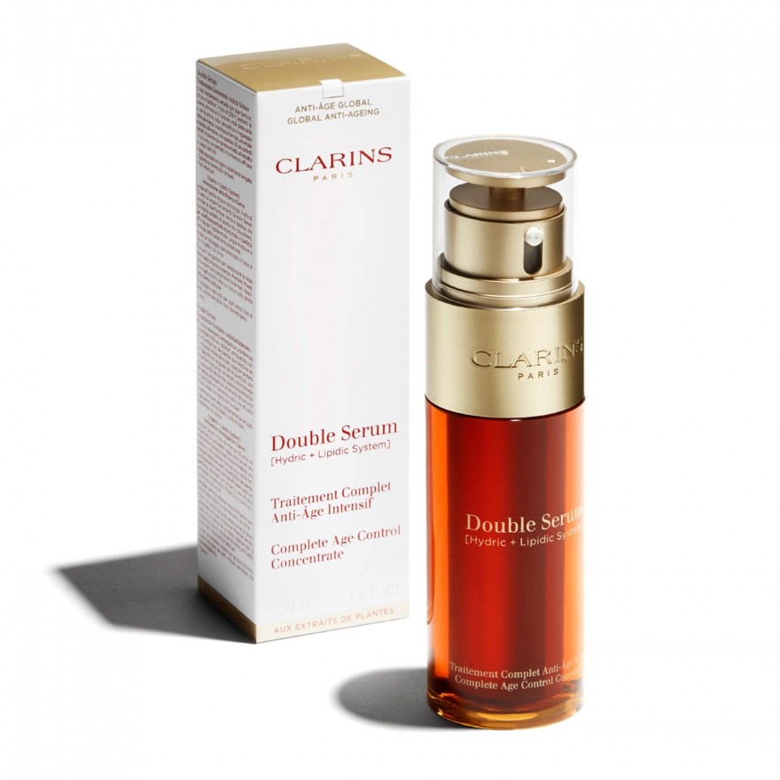 CLARINS DOUBLE SERUM COMPLETE AGE CONTROL CONCENTRATE - Perfumeria Belle