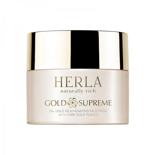 HERLA GOLD SUPREME 24k Gold Rejuvenating Face Mask with Pure Gold Flakes