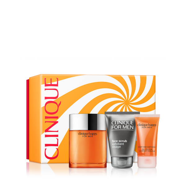 CLINIQUE HAPPY FOR MEN EDT 100ML ZESTAW