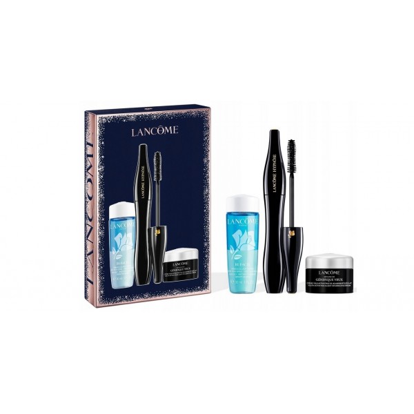 LANCOME ZESTAW HYPNOSE MASCARA 01 NOIR HYPNOTIC + GENIFIQUE YEUX + BI-FACIL