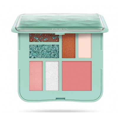 PUPA Aqua PALETA DO MAKIJAŻU S 001 Tiffany Shades